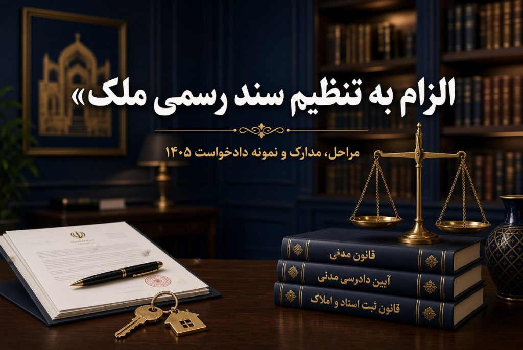 التزام به تنظیم سند ملک